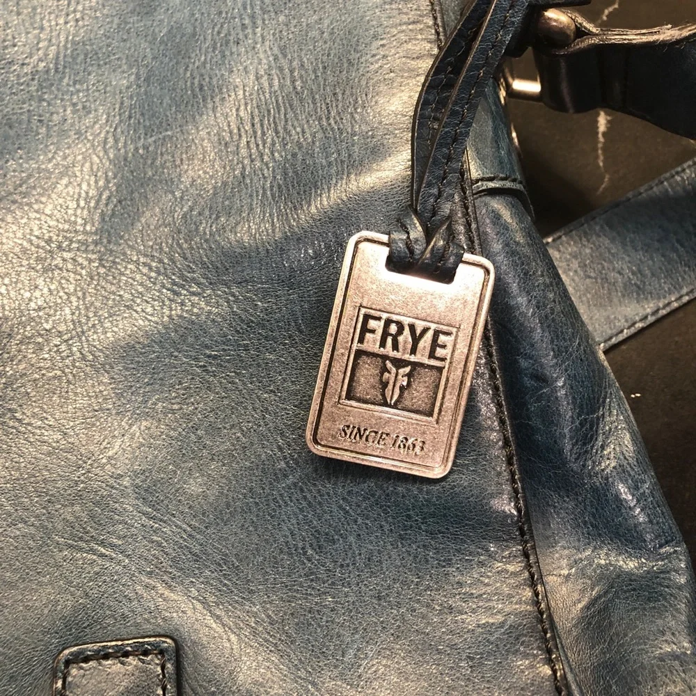 Frye men’s blue /green book bag.